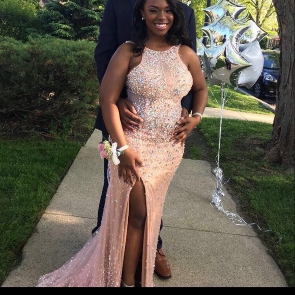 Blush pink prom dress - Picture 4 of 4